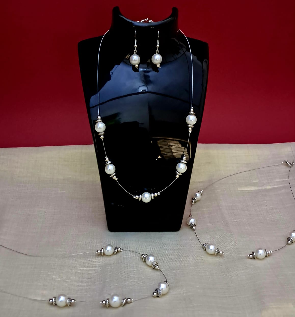 Handmade silver Invisible Chain