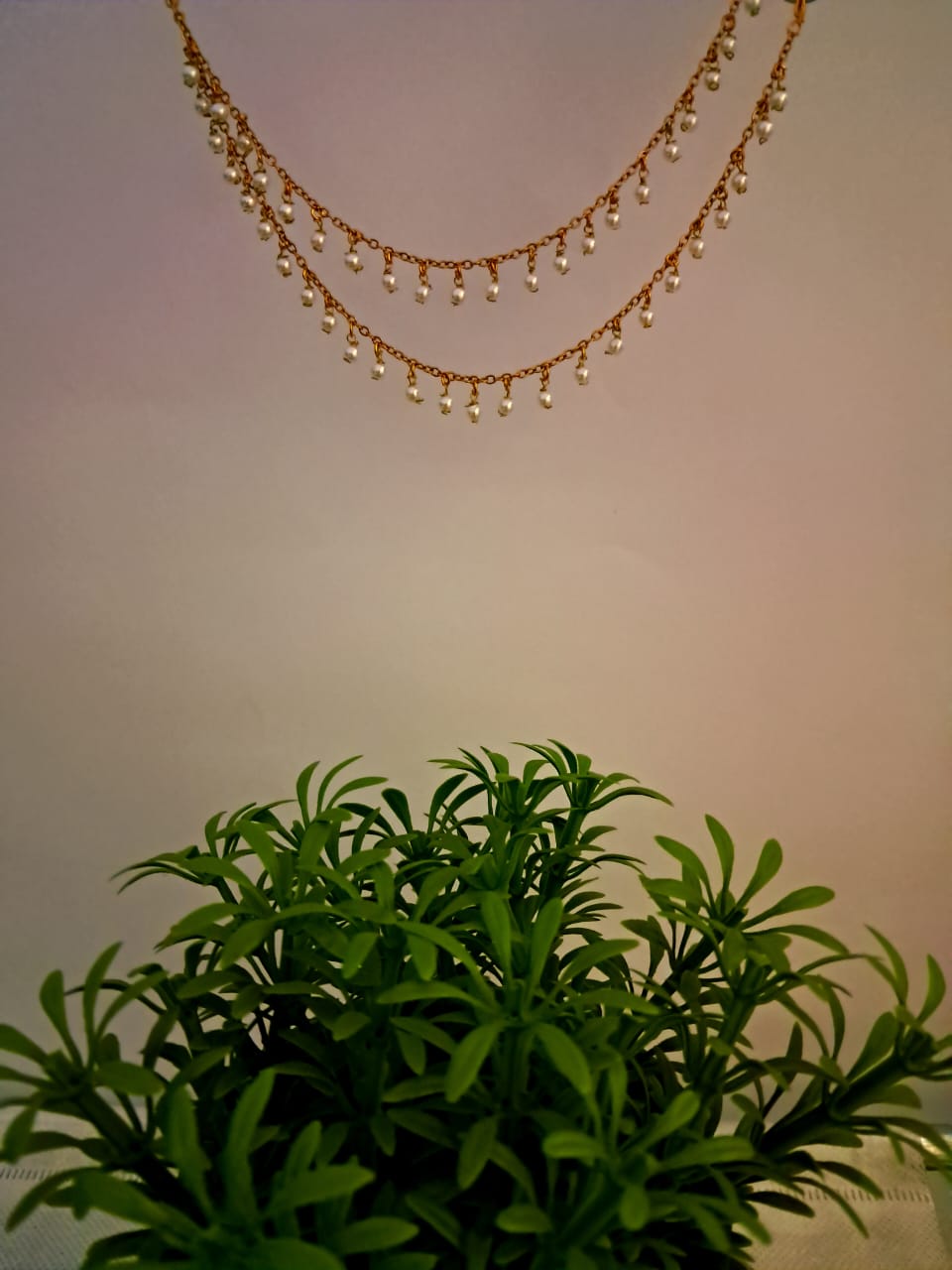 Handmade Pearl Anklet