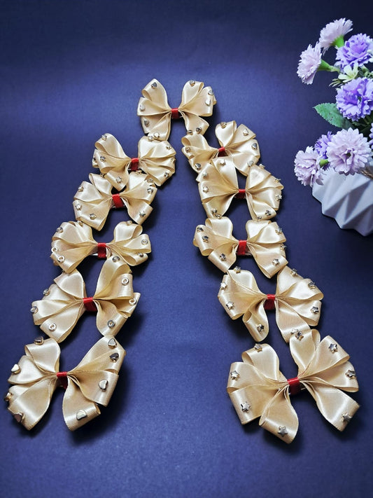 Handmade Satin Ribbon Bow clips
